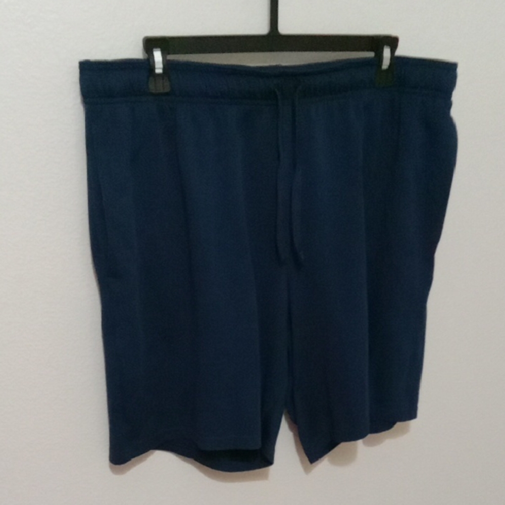Athletic Works Men's Navy Shorts with Elastic Waistband